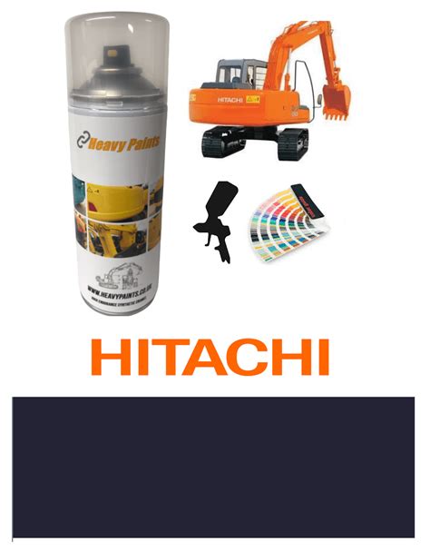 Hitachi OLD EX Counterweight Dark Blue Enamel 400ml Aerosol